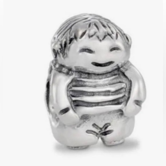 SOLD…AUTHENTIC PANDORA SS Bracelet with SS and 14k Gold Charms - Picture 11 of 15